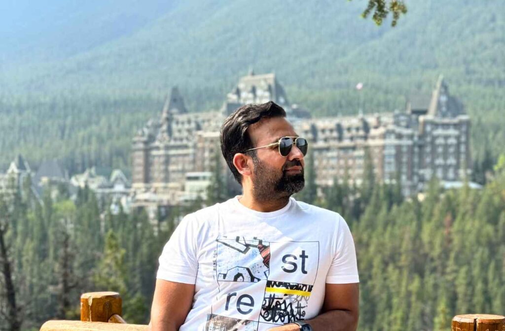 Fairmont view from Surprise corner Banff