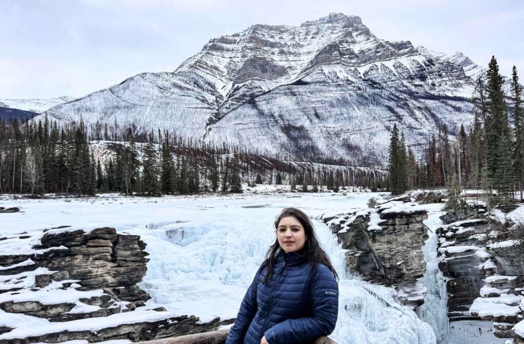 Athabasca falls view point