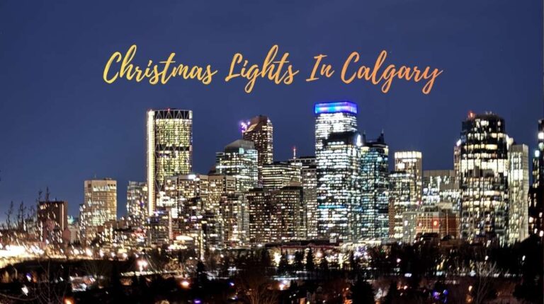 Christmas lights in Calgary