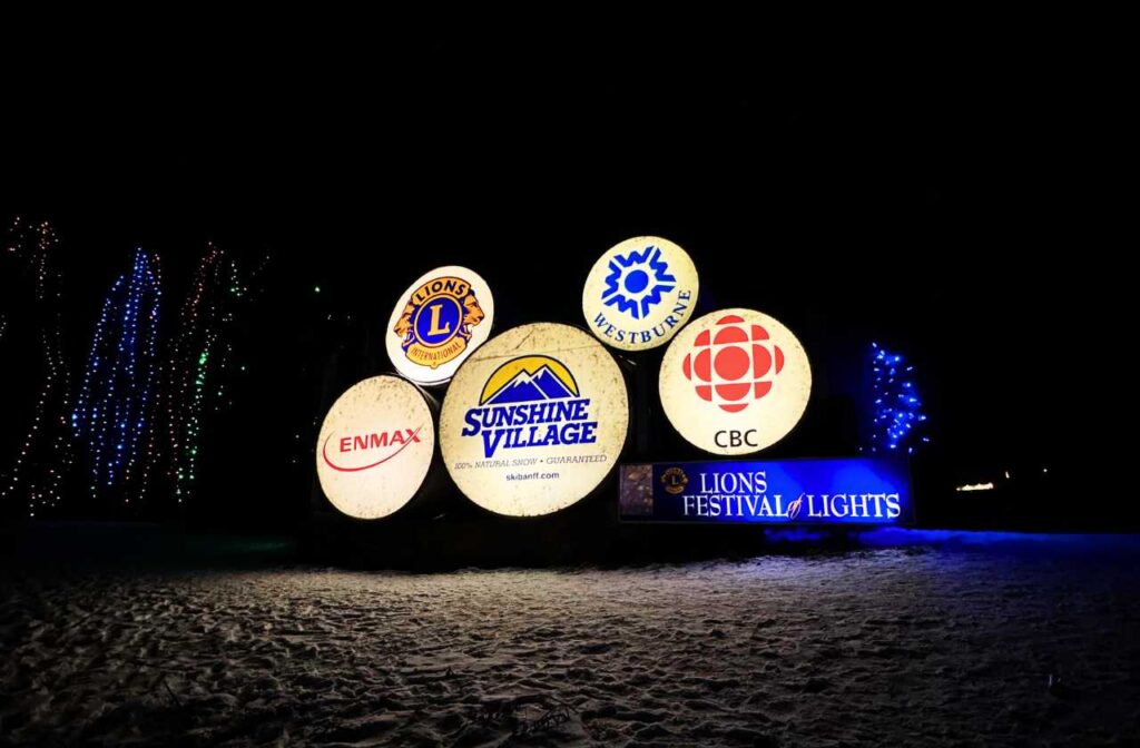 Lions festival lights