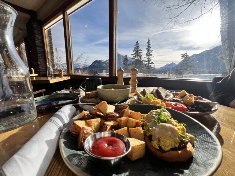 Breakfast in Banff