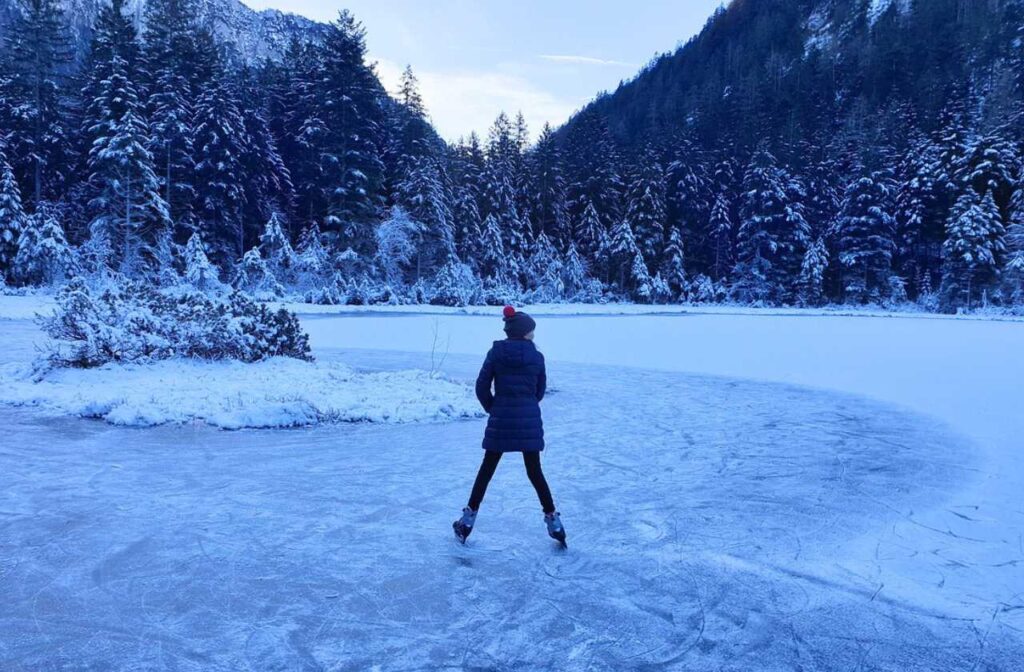 Ice skating Spot in Canmore