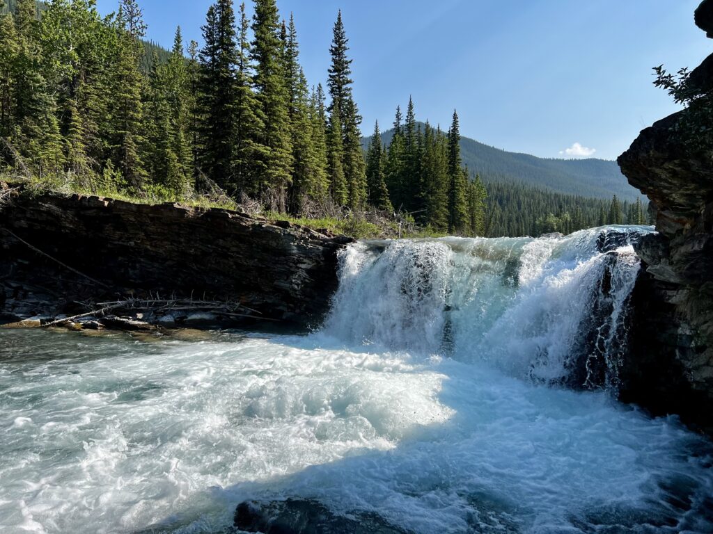 Sheep River Falls View